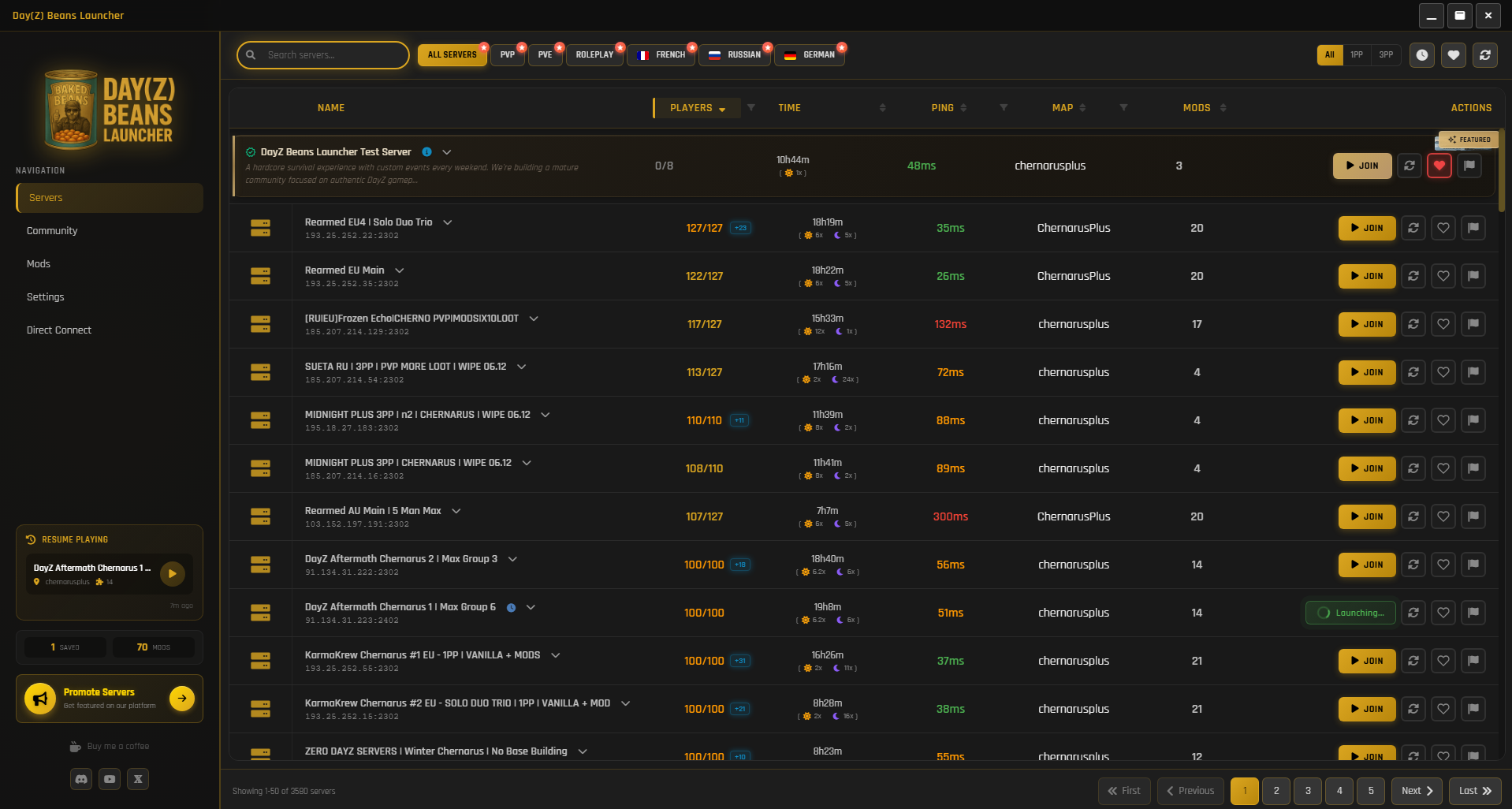 Server Browser